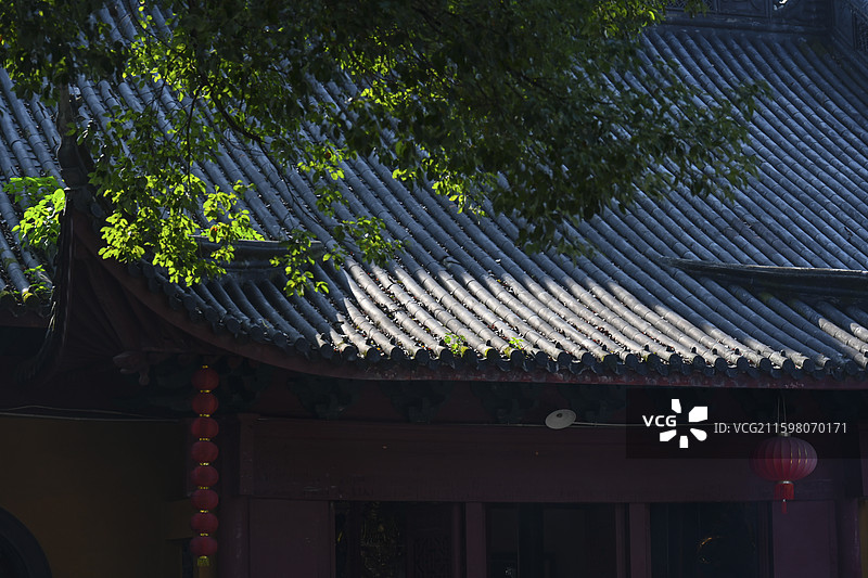 浙江杭州东晋法镜寺（又名三竺寺、下天竺寺）图片素材