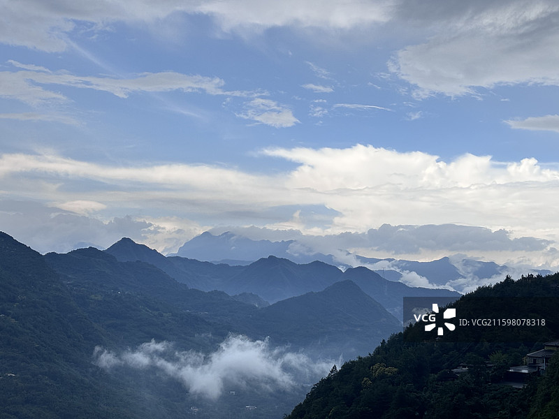 九皇山的风景图片素材