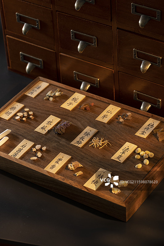 多种中药材图片素材