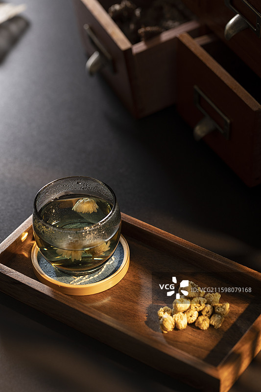 养生花茶：菊花茶图片素材