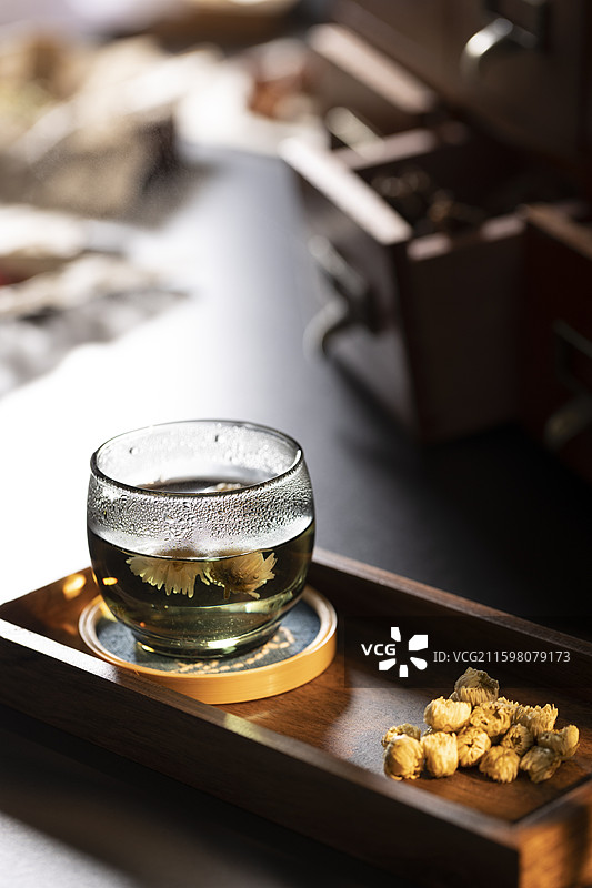 养生花茶：菊花茶图片素材