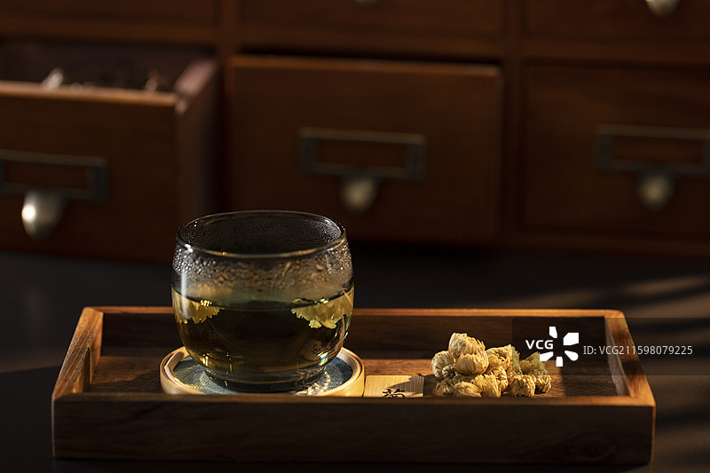 养生花茶：菊花茶图片素材