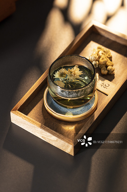 养生花茶：菊花茶图片素材