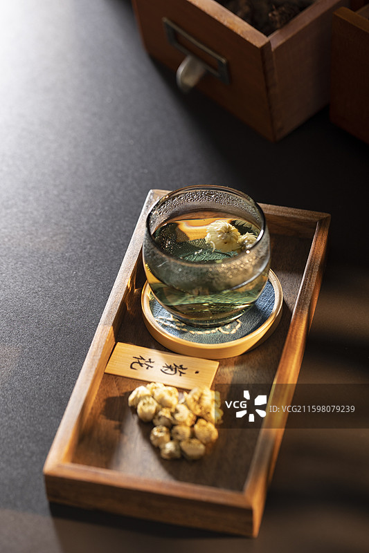 养生花茶：菊花茶图片素材
