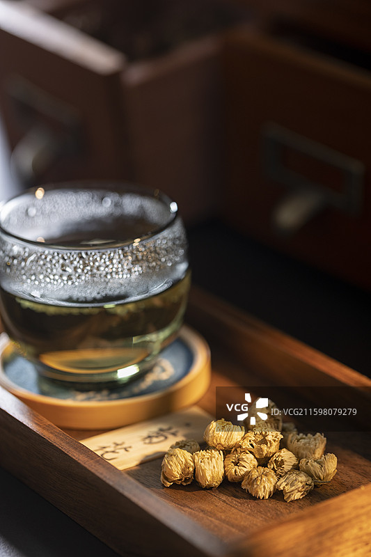 养生花茶：菊花茶图片素材