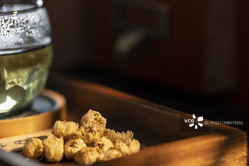 养生花茶：菊花茶图片素材