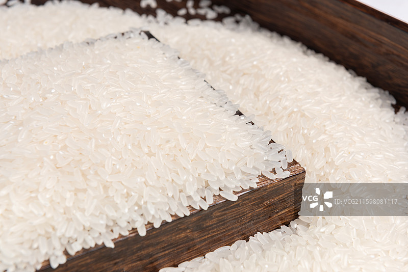 健康的食材东北稻花香大米 长粒米 农业绿色五常大米 水稻 丰收粮食饮食图片素材