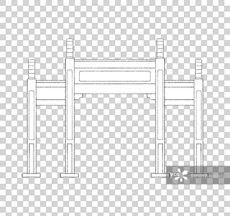 福州三坊七巷线稿图片素材
