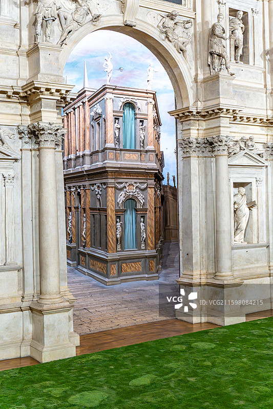 意大利维琴察帕拉迪奥之城的建筑图片素材