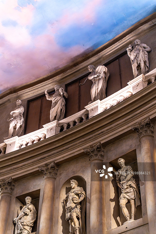 意大利维琴察帕拉迪奥之城的建筑图片素材