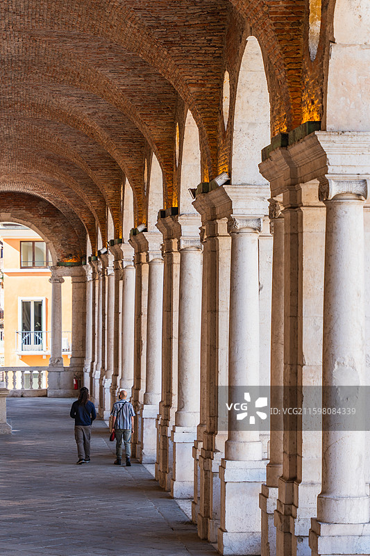 意大利维琴察帕拉迪奥之城的建筑巴西利卡图片素材