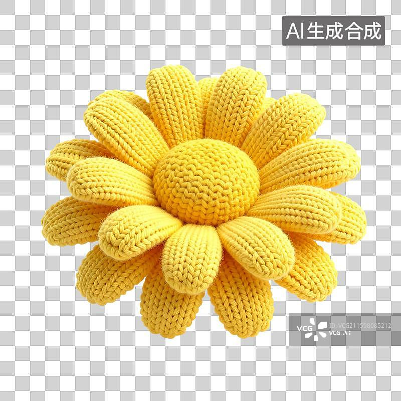 【AI数字艺术】3D针织风新年节日元素图片素材