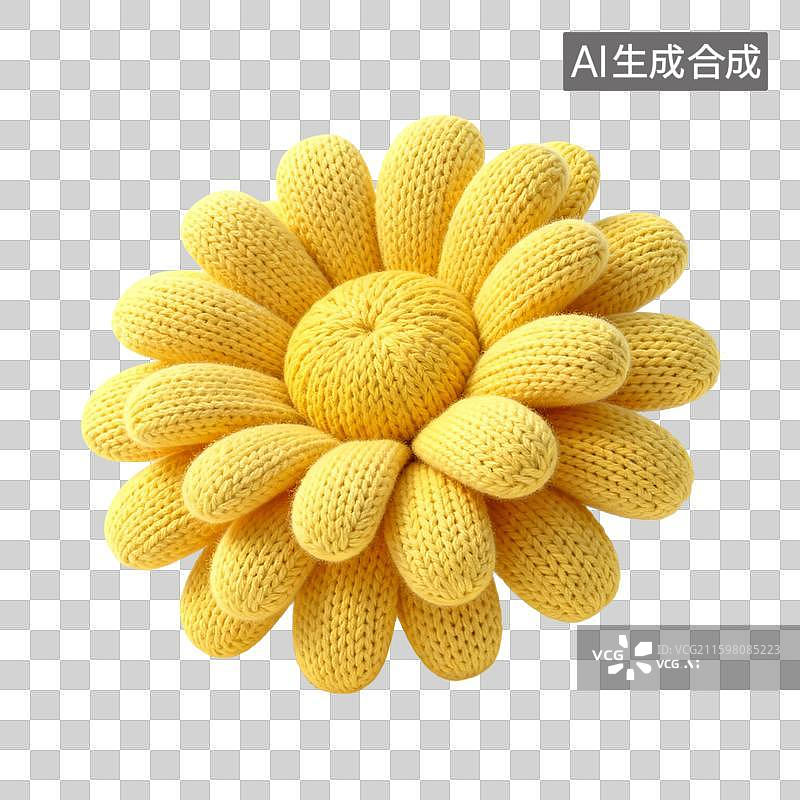 【AI数字艺术】3D针织风新年节日元素图片素材