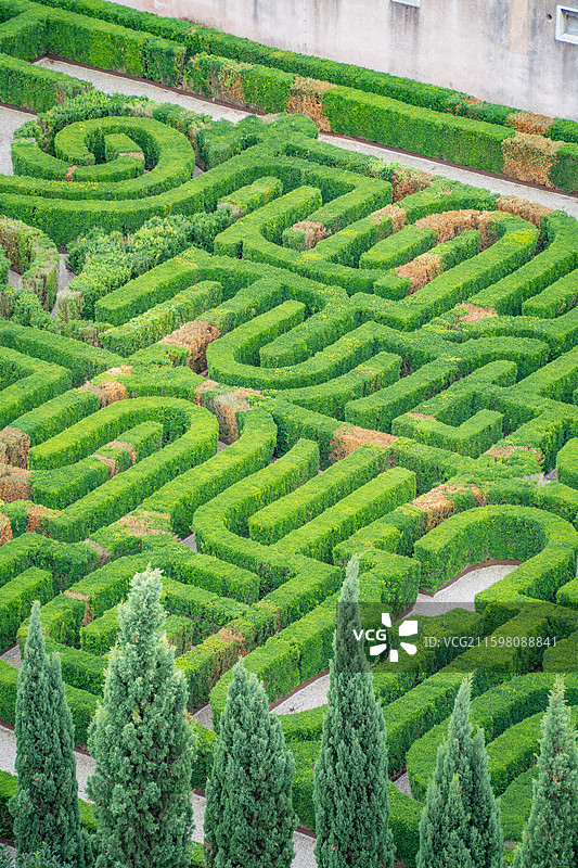 威尼斯建筑风光圣乔治马焦雷教堂景观内部和塔楼景观图片素材