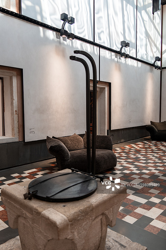 威尼斯斯卡帕设计的斯坦帕里亚基金会图片素材