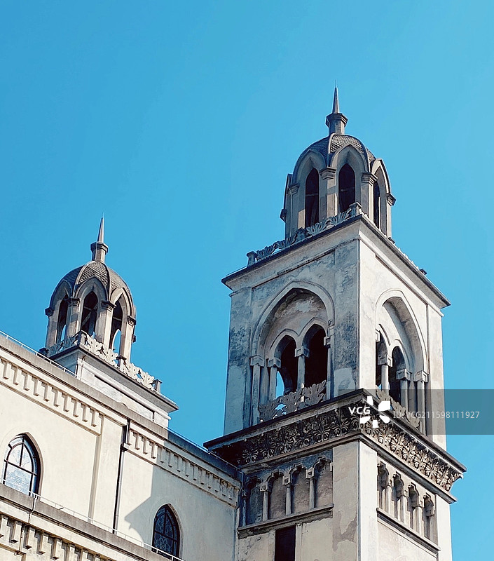 寻访嘉兴：解码月河街的江南韵与教堂侧的西洋风图片素材