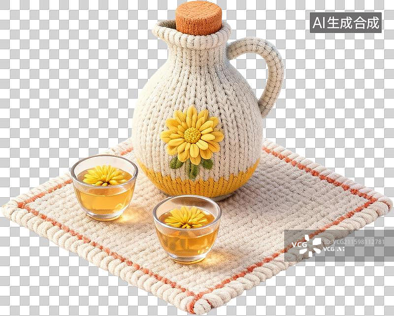 【AI数字艺术】秋季景物食物卡通3D立体可爱元素图片素材