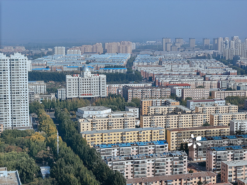 齐齐哈尔 龙沙区 龙沙公园 和平广场 劳动湖 航拍图片素材