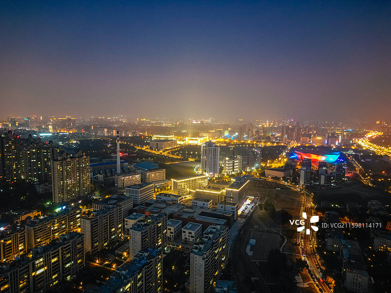 长春市 南关区 友谊公园 美术馆 航拍 地标图片素材
