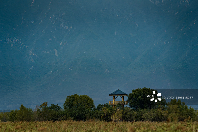 京郊美景 北京延庆野鸭湖湿地公园图片素材