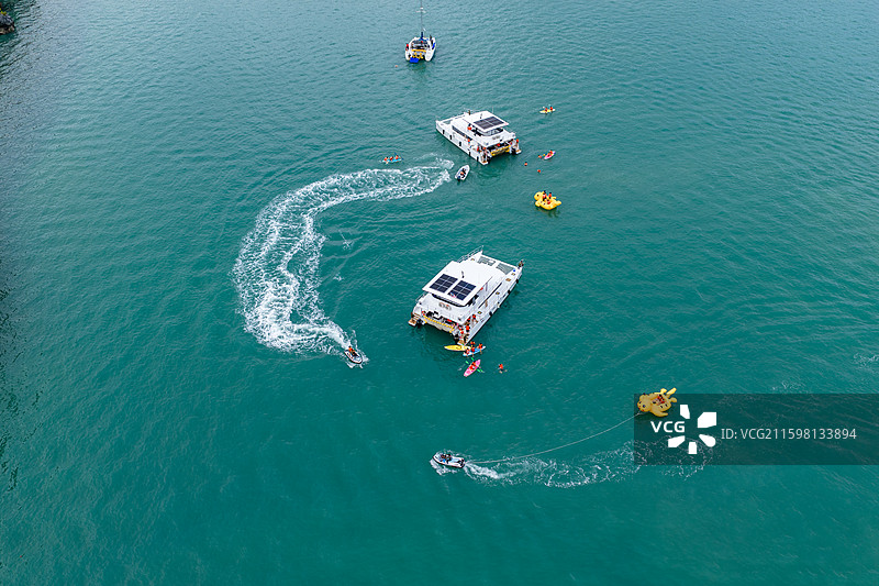 马来西亚兰卡威城市风景航拍图片素材