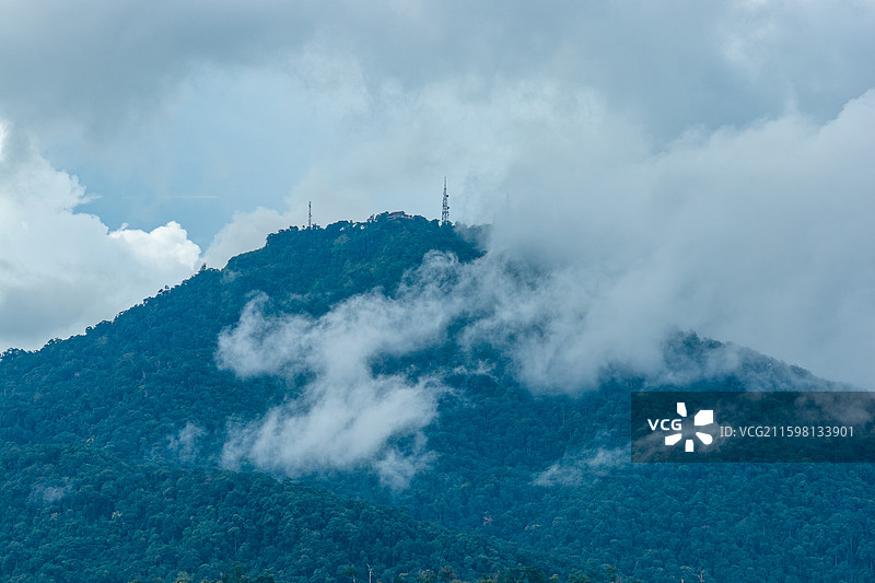 马来西亚兰卡威城市风景航拍图片素材