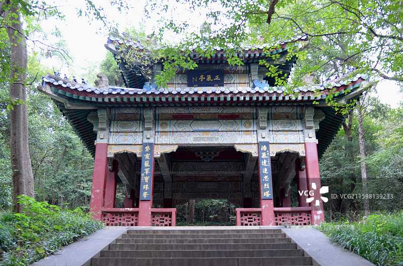 南京紫金山正气亭图片素材