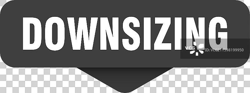 裁员贴纸，透明背景上的裁员标志图片素材