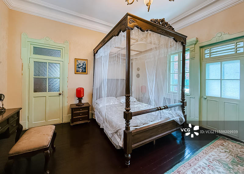 辽宁沈阳张氏帅府博物馆 赵一荻故居室内景观图片素材