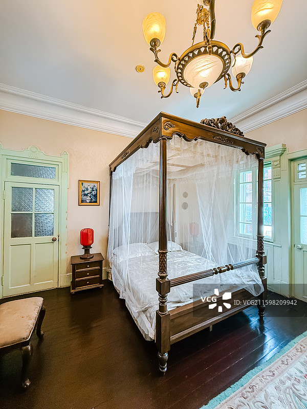 辽宁沈阳张氏帅府博物馆 赵一荻故居室内景观图片素材