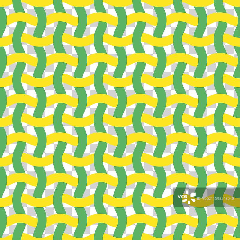 如同织物般波浪线条的无缝图案图片素材