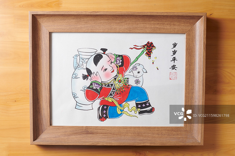 绵竹年画图片素材