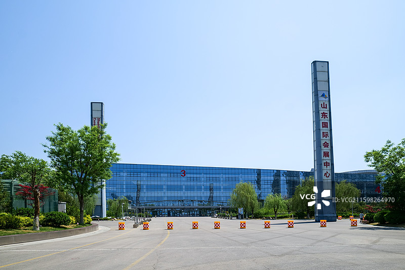 山东国际会展中心外景图片素材