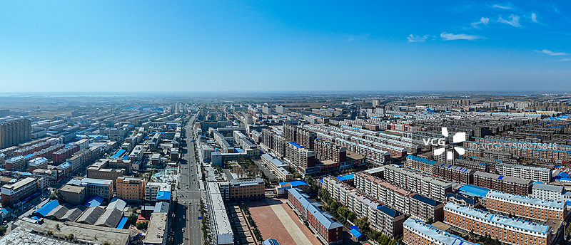 大安市 嫩江湾 翻身屯 地标 航拍图片素材