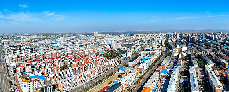 大安市 嫩江湾 翻身屯 地标 航拍图片素材