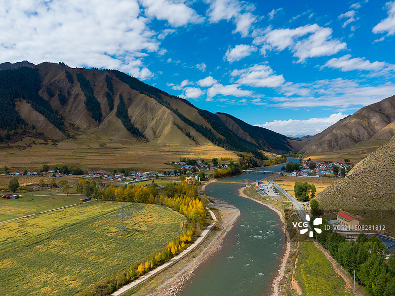 青海仙米国家森林公园图片素材