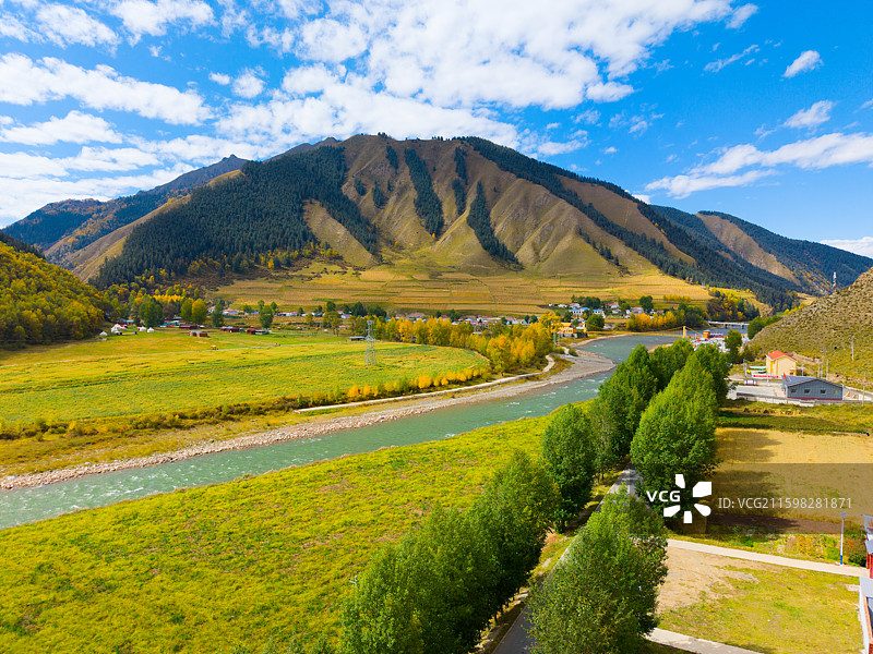 青海仙米国家森林公园图片素材