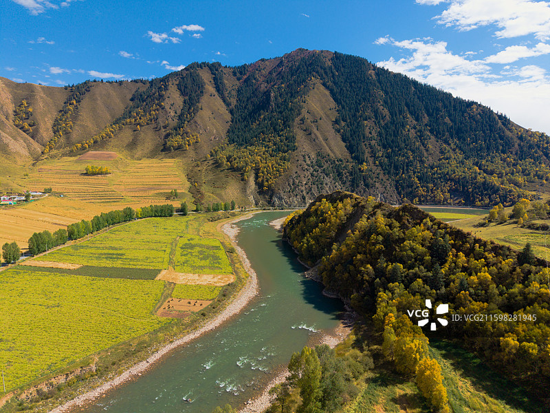 青海仙米国家森林公园图片素材