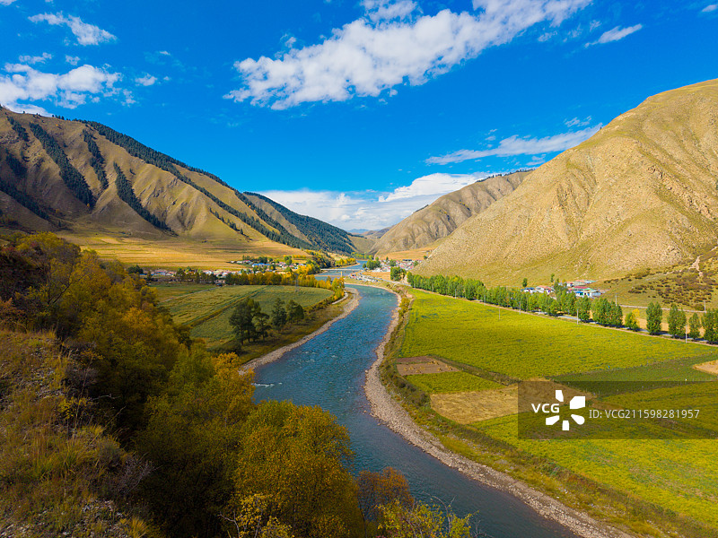 青海仙米国家森林公园图片素材