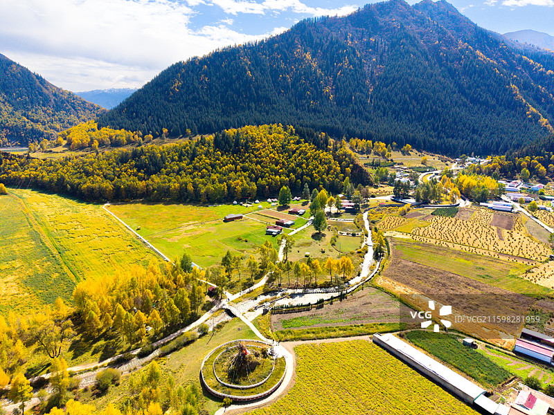 青海仙米国家森林公园图片素材