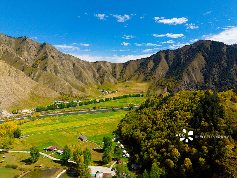 青海仙米国家森林公园图片素材