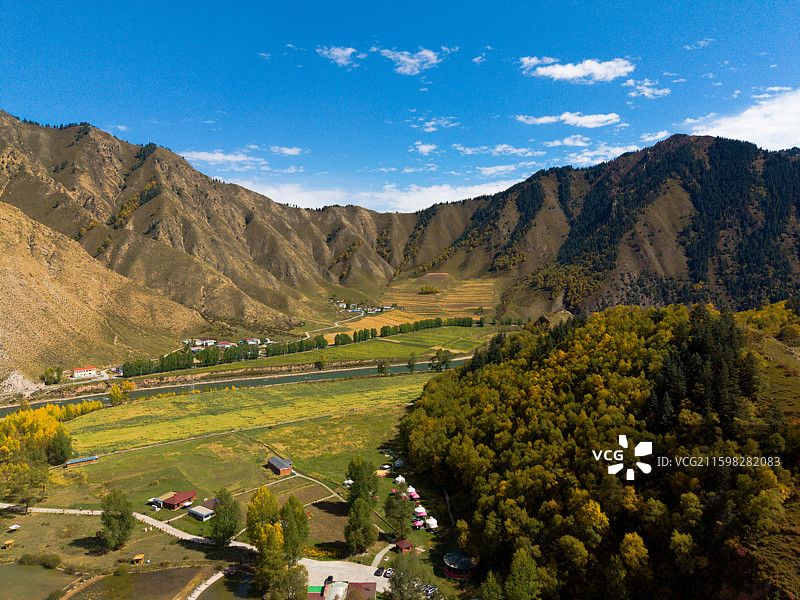 青海仙米国家森林公园图片素材