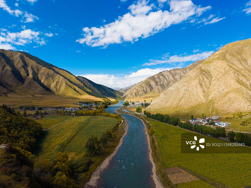 青海仙米国家森林公园图片素材