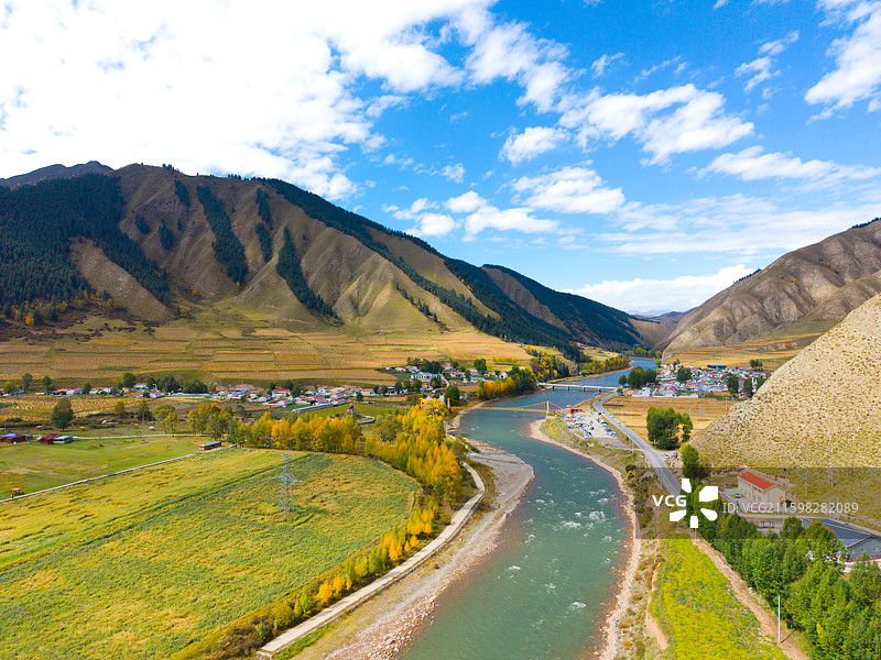 青海仙米国家森林公园图片素材