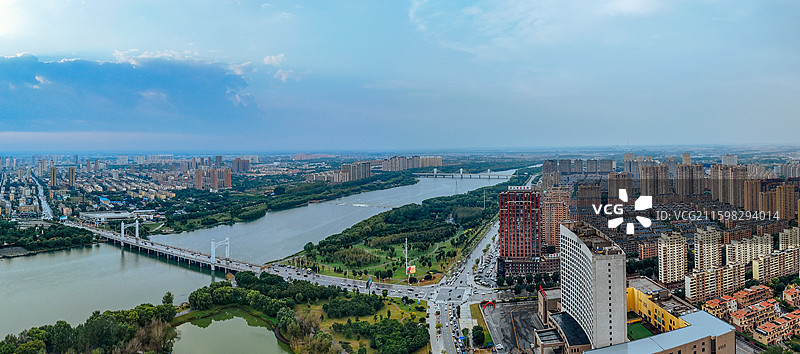 辽阳市 文圣区 太子河 河东广场 白塔公园 航拍图片素材