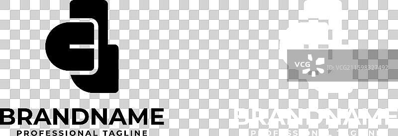 cl字母组合标志，适用于任何图片素材