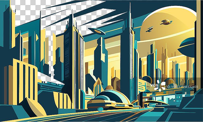 奇幻主题的抽象画图片素材