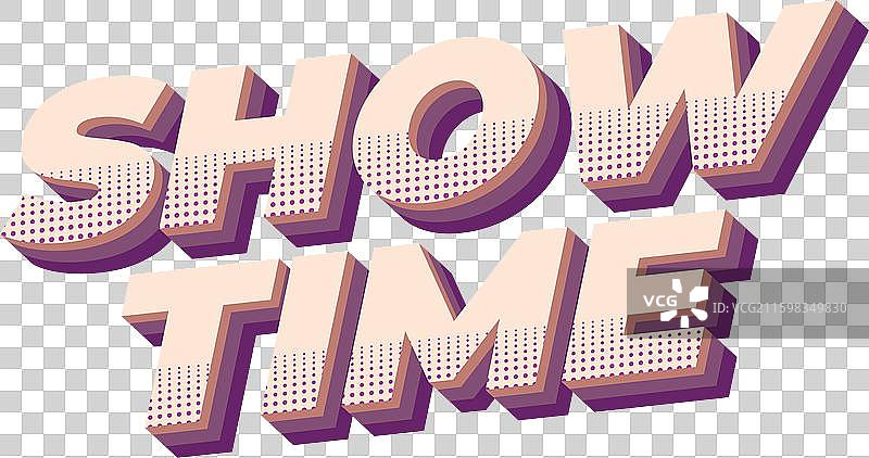 3D风格的炫彩文字特效图片素材