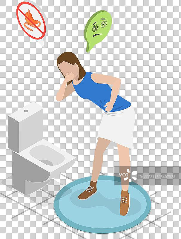 3D 等距平面图，描绘青少年图片素材