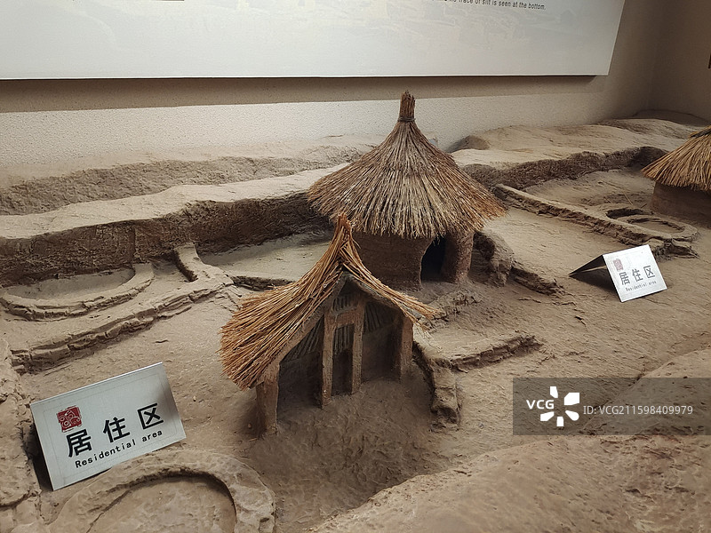 内蒙古赤峰二道井子遗址博物馆图片素材